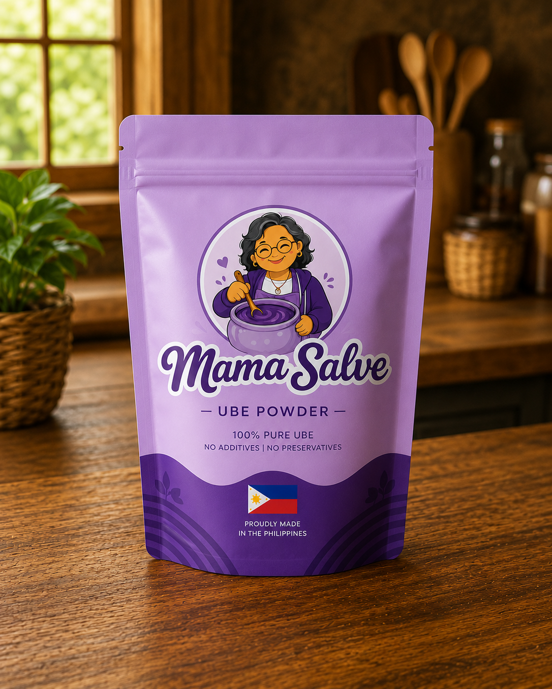 Taste Filipino · ube poeder voor thuis — 100 gr pouch